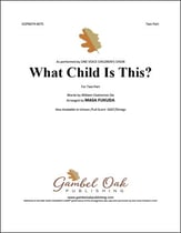 What Child Is This? Two-Part choral sheet music cover